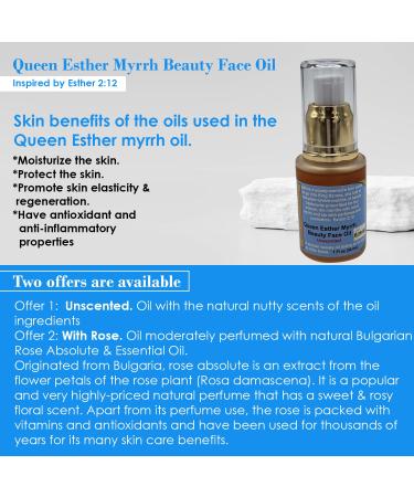 Queen Esther Myrrh Beauty Face Oil | Radiant Skin with Myrrh Rosehip Argan Seabuckthorn & Pomegranate Seed - 1.0 Fl Oz - Buy Online on GoSupps.com