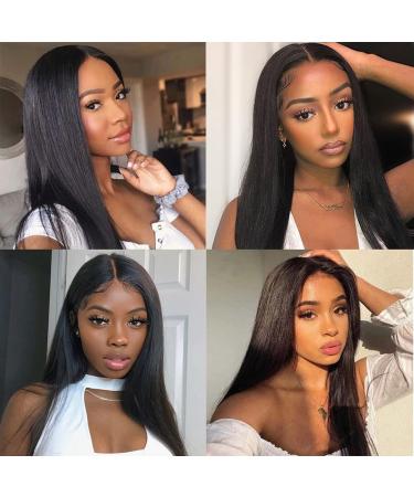 14 16 18 Inch Brazilian Straight Human Hair Bundles - 10A Grade 100% Unprocessed Virgin Hair Weave Extensions for Black Women - Natural Color - Pack of 3 Bundles - Buy Online on GoSupps.com