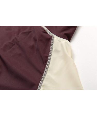 Bonverano Baby Boys Swimsuit | UPF 50+ Sun Protection | Full-Zip Hoodie | 3-6 Months Brown - Buy Online on GoSupps.com