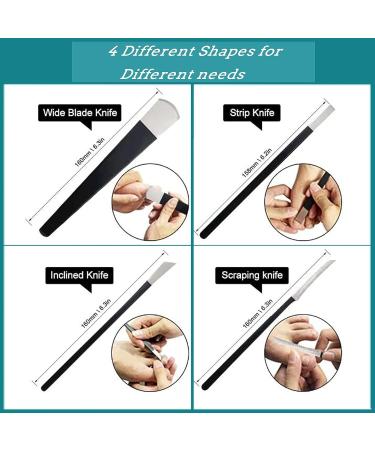 Professional Pedicure Knife Set for Foot Care and Callus Removal - Nail Knives and Tools for Dead Skin Exfoliation - Buy Online on GoSupps.com