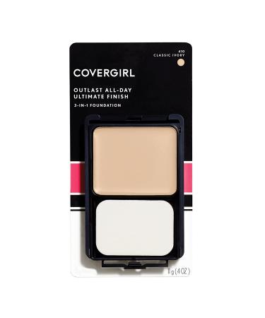 COVERGIRL Outlast All-Day Ultimate Finish Foundation Classic Ivory 0.4 Ounce - Long-Lasting Coverage for Flawless Look - Buy Online on GoSupps.com