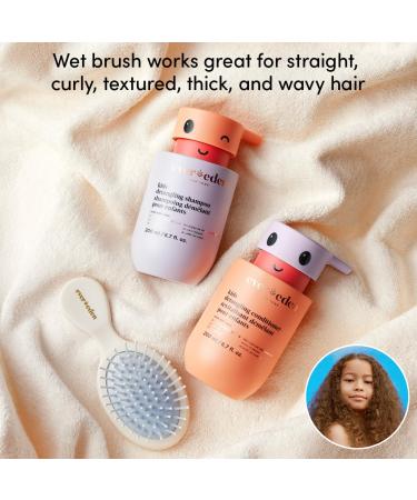 Evereden Happy Hair Duo for Kids - Vegan Shampoo & Conditioner Set with Detangler Brush | Strengthens & Smooths All Hair Types - Buy Online on GoSupps.com