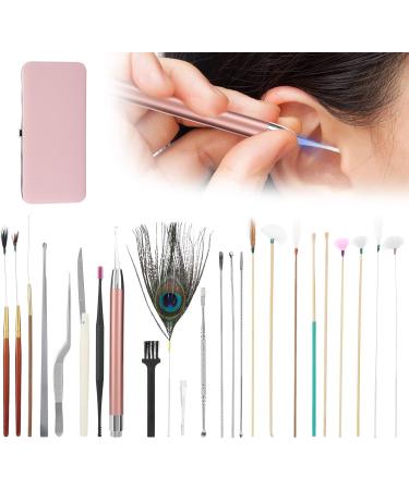 23-Piece Spiral Double Ended Ear Wax Tool Set for Comfortable Ear Wax Removal - Buy Online on GoSupps.com