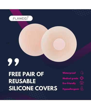 FLANCCI Boob Tape for Breast Lift | Chest Brace Lift & Contour | Push-Up & Shape in All Clothing | Waterproof & Sweat-Proof - Buy Online on GoSupps.com