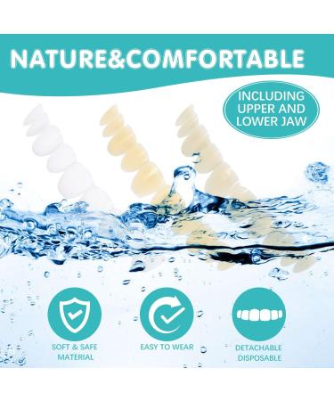 30 Pcs Fake Teeth Instant Smile Removable Single False Tooth for Teeth Whitening Kit with Modable Thermal Fitting Beads DIY Your Suitable Teeth - Buy Online on GoSupps.com