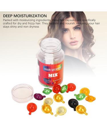 SUPYINI Hair Serum Capsules for Repairing Dry Frizzy Hair with Nourishing Oils Soothing and Rejuvenating Packed with Moisturizing Ingredients - Buy Online on GoSupps.com