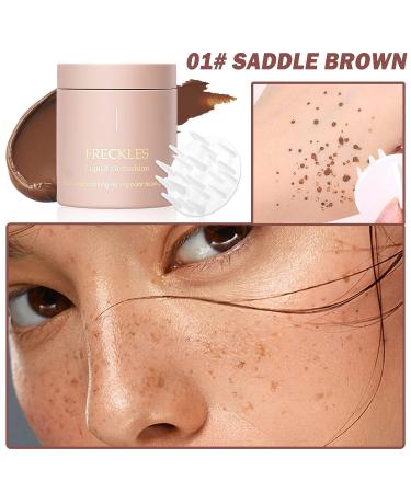 Freckle Pen Stamp - Waterproof Long Lasting Natural Makeup for Fake Freckles - Saddle Brown - Buy Online on GoSupps.com