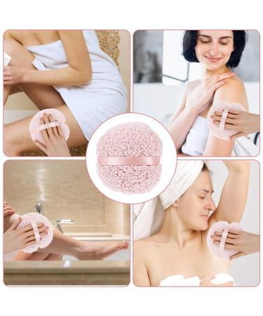 Ultra Soft 4'' Body Powder Puff - Washable Large Velour Applicator for Loose Mineral Powder | Reusable Velvet Dust Puff for Face & Body - Buy Online on GoSupps.com