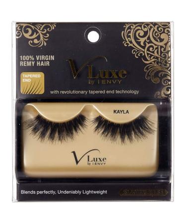 Kiss Vluxe by I Envy 100% Virgin Remy Human Hair Eyelashes Kayla VLE10