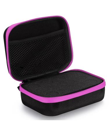 Grand tui huile Sac de rangement d'huile r sistant aux chocs organiseur multifonction avec fermeture clair plusieurs compartiments peut contenir 12 bouteilles de 5 ml 10 ml 15 ml Rose