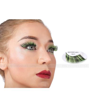 EMILYSTORES Green Fortune Teller Halloween Eyelashes - 1 Pair for Party Costume - Buy Online on GoSupps.com