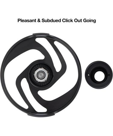 Piscifun Crest Fly Fishing Reel Large Arbor Fully Sealed Drag Saltwater CNC-machined Aluminum Alloy Fly Reel 5/6  7/8  9/10 (Green Black) Black Crest-3(7/8wt) - Buy Online on GoSupps.com