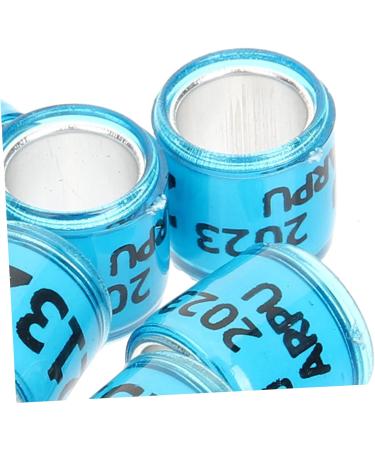 VANZACK 200 Pcs Pigeon Foot Ring Dove Foot Ring Quail Duck Bands Aluminum Plastic Poultry Reagent Test Kit 1.1x0.8cmx2pcs Random Colorx2pcs - Buy Online on GoSupps.com