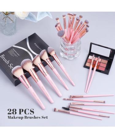 Premium Makeup Brush Set - Professional Foundation Eyes & Lips Brushes in Black Gift Box | Magefy - Buy Online on GoSupps.com