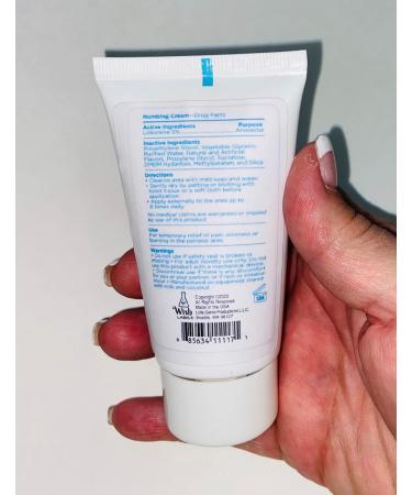 REAL NUMB Maximum Strength Lidocaine 5% Anorectal Cream for Hemorrhoid Relief - 44g Tube - Buy Online on GoSupps.com