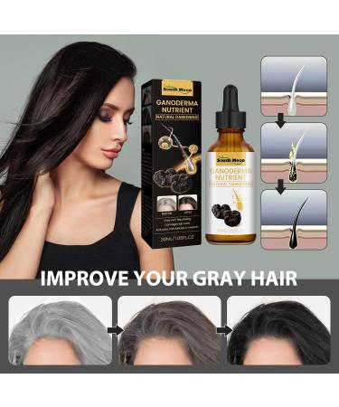 Darka Anti-Graying Hair Serum | 3pcs Ganoderma Nutrient Formula for Hair Growth & Eyebrow Care | Natural Anti-Gray Solution - Buy Online on GoSupps.com