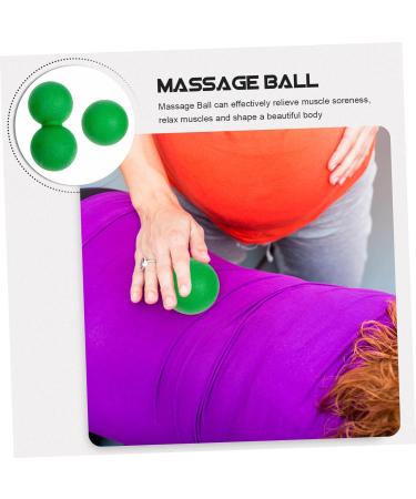 Lurrose Fascia Ball Massage Tool - Foot & Shoulder Muscle Relaxation Gear | Peanut Shaped Exercise Balls for Effective Stretching and Pain Relief - Buy Online on GoSupps.com