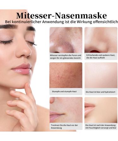 Blackhead Remover Nosestripes Blackheads Blackhead Remover Mask Clear-Up Strips Remover Nose Strips Cleansing Strips Pores Deep Cleansing Beauty Skin Face Care - Buy Online on GoSupps.com