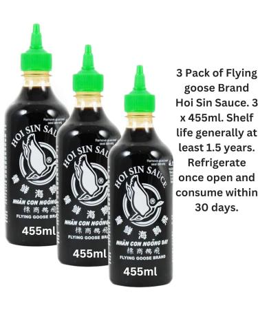 Hoi Sin Sauce Bundle Containing 3 Bottles of Flying Goose Hoi Sin 455ml Bottles - Buy Online on GoSupps.com