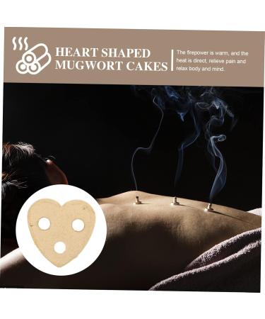 Lurrose 10st AI Cake Moxibustion Pads - Natural Chinese Moxi Stick Patches for Acupuncture | Moxa Care 4.5x4.5cm - Buy Online on GoSupps.com
