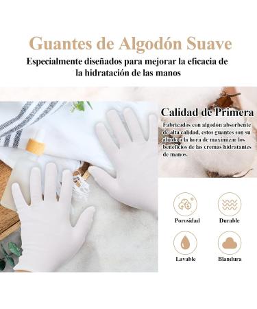 Zykort Reusable Cotton Gloves - 11 Pairs White Moisturizing Gloves for Dry Hands Eczema & Jewelry Inspection - Buy Online on GoSupps.com