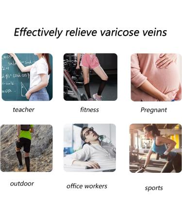 MDRCG Compression Stockings Class 2 - Open Toe Lace Calf Socks for Varicose Veins | Thrombosis Support for Men & Women | XXL Size - Buy Online on GoSupps.com