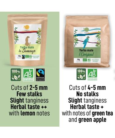 Origeens Organic Yerba Mate 1kg | Unsmoked Leaf, Stem-Free, Energizing Detox Tea | 1kg Pack - Buy Online on GoSupps.com