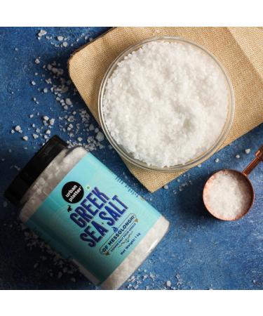 Urban Platter Greek Sea Salt of Messolonghi 1 Kg (Coarse Sun-dried Salt from Greece Pure Mediterranean Sea Salt for Seasoning and Finishing | Ideal to Make brine and Sprinkling on breads and Salads) - Buy Online on GoSupps.com