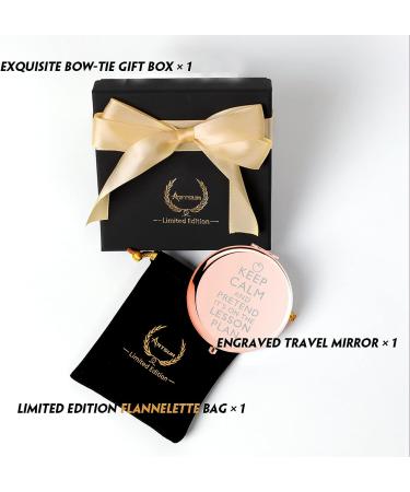 ILIKAKA Teacher Gifts for Women - Unique Kindergarten & Daycare Teacher Birthday Gift with Keep Calm Makeup Mirror - Buy Online on GoSupps.com