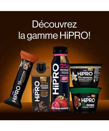 HiPRO Barre Prot in e Banane & Beurre de Cacahu te 45g Riche en Prot ines Magn sium & Vitamine B9 - Pack de 12 - Buy Online on GoSupps.com