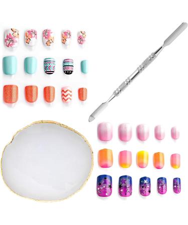 Sibba Resin Nail Art Palette with Stirring Rod - 2 in 1 Painting Palette and Gold Edge Holder - Buy Online on GoSupps.com
