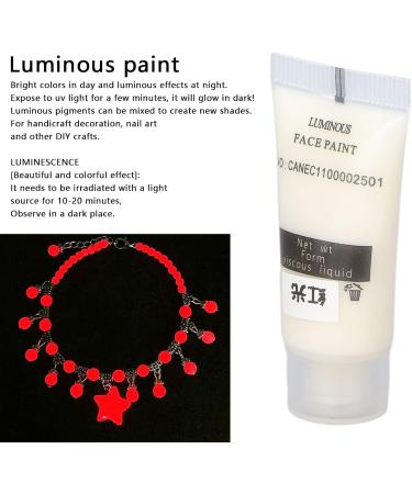 shenruifa Phosphorescent Paint Hand-Painted Fluorescent Paint Luminous Water-Based Pigmented Paint 10g (Red) - Buy Online on GoSupps.com