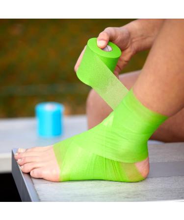 Green Sky Athletic Foam Underwrap - 4 Rolls Pink for Hair Ankles & Sports | International Shipping - Buy Online on GoSupps.com