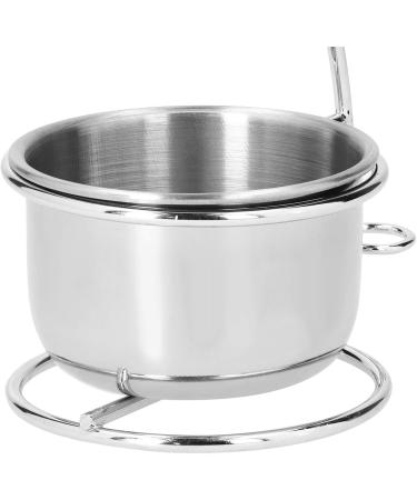 Premium Moum Routes Shaving Shell Holder Set - Stainless Steel Brush & Soap Bowl for Men | Perfect Gift for Husband & Father - Ideal for Valentine's Day - Buy Online on GoSupps.com