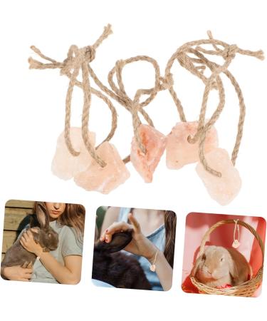 KONTONTY 5pcs Cattle Salt Lick Practical Rabbit Salt Animals Salt Small Pets Lick Salt Rope - Buy Online on GoSupps.com
