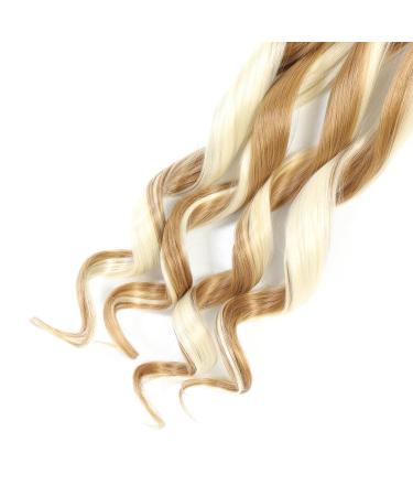 DT Cheryl French Curls Braiding Hair - 8 Pack Pre-Stretched 24 Inch Loose Wave Synthetic Extensions (27/613#) - Perfect for Braids & Styling - Buy Online on GoSupps.com