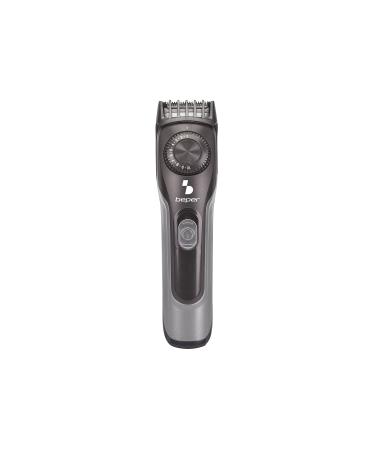 BEPER 40.332 Rechargeable Beard Shaper Also Suitable for Hair Stainless Steel Blades 20 Lengths Swivel Ring from 1mm to 10mm Removable Blades Charging with USB Cable Beard Trimmer Black - Buy Online on GoSupps.com