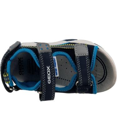 Geox Boys Sandal Multy - Navy Azure - Size 3.5 UK Child | Breathable Comfort - Buy Online on GoSupps.com