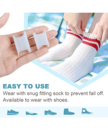 8-Pack Gel Toe Separators & Spacers for Hammer Toes - Smooth Iron Alignment & Relaxation - Buy Online on GoSupps.com