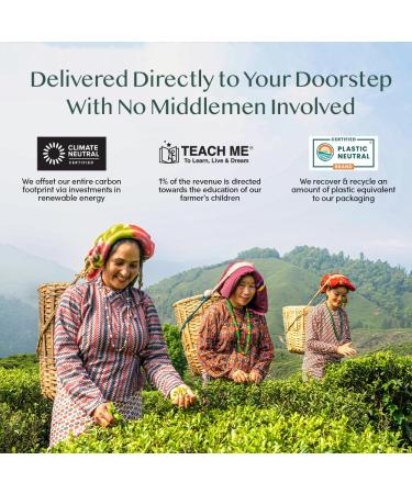 Vahdam Sorted Green Tea Loose Trial Set - 10 Exotic Teas 50 Portions | Green Tea Variety Packs & Gift Sets for Men & Women - Buy Online on GoSupps.com