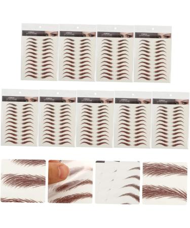 Beavorty 36 Sheets Waterproof Eyebrow Stickers Temporary Brow Tattoos Imitation Eyebrow Cejas Shaping 3d - Buy Online on GoSupps.com