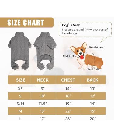 Knitted Turtleneck Dog Sweater - Warm Puppy/Cat Clothes for Small Dogs (X-Small, Grey) - Buy Online on GoSupps.com