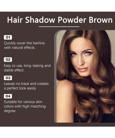 14 Colors Hairline Powder with Mirror - Quick Cover Root Concealer for Men & Women | Light Blonde Hair Touch Up (4g - Buy Online on GoSupps.com