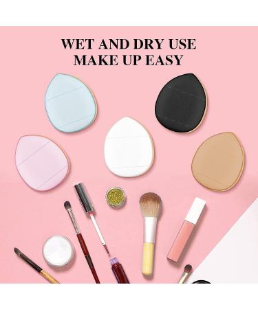 40 Pcs Finger Puff Bulk Mini Makeup Puff Set - Soft Finger Sponges for Beauty Makeup Tools - 5 Colors - Buy Online on GoSupps.com