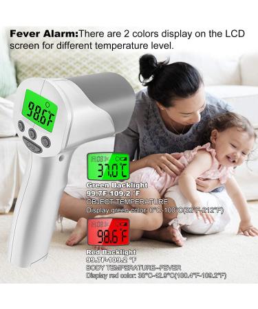 Infrared Forehead Thermometer for Adults and Kids - Fast, Accurate Results with Fever Alarm - Easy for All Ages - Buy Online on GoSupps.com