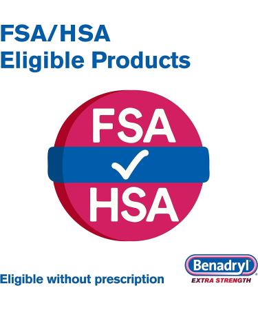 Benadryl Extra Strength Allergy Relief Tablets 50mg - 24ct Pack for Hay Fever & Upper Respiratory Allergies - Buy Online on GoSupps.com