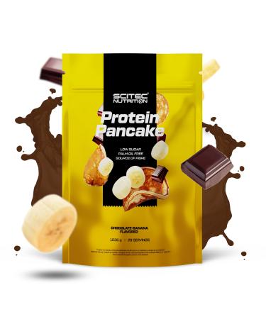 Scitec Nutrition Protein Pancake - D licieuse alternative au petit-d jeuner riche en fibres - Sans huile de palme - Source de fibres alimentaires 1036 g Chocolat-Banane
