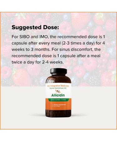 Allicidin by Dr. Rajsree | Garlic Sulfides + Ajoene | Gut Microbiome and Sinus Support | 60 Softgels - Buy Online on GoSupps.com