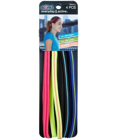 Scunci No Slip Grip Silicone Headwraps 4 ct - Everyday & Active - Buy Online on GoSupps.com