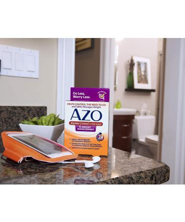 Azo Bladder Control with Go-Less & Weight Management - 48 Capsules for Optimal Urinary Health - Buy Online on GoSupps.com